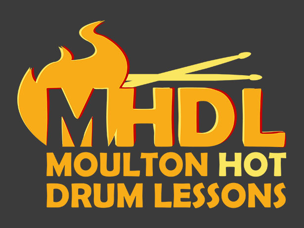 Graphic design example for Moulton Hot Drums