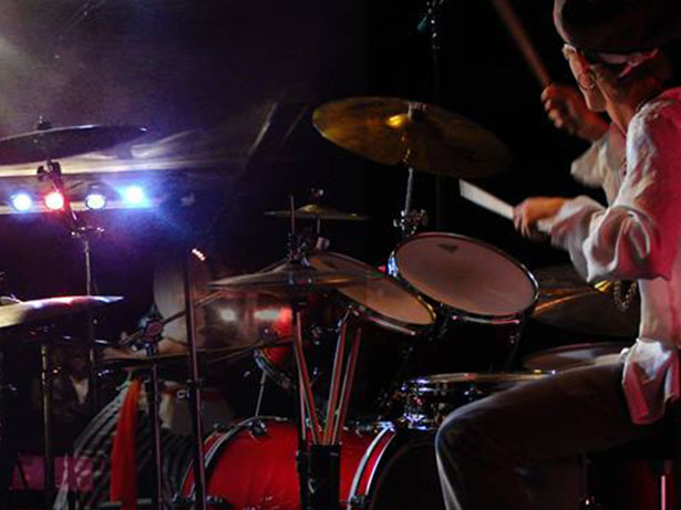 Image of man playing drums